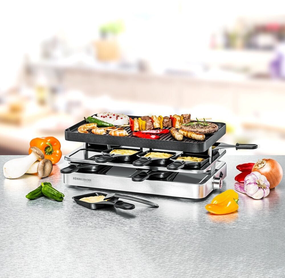 گریل باربیکیو رومیزی روملزباخر آلمان Rommelsbacher RC 1400 - پخت رَکلِت و گریل میز